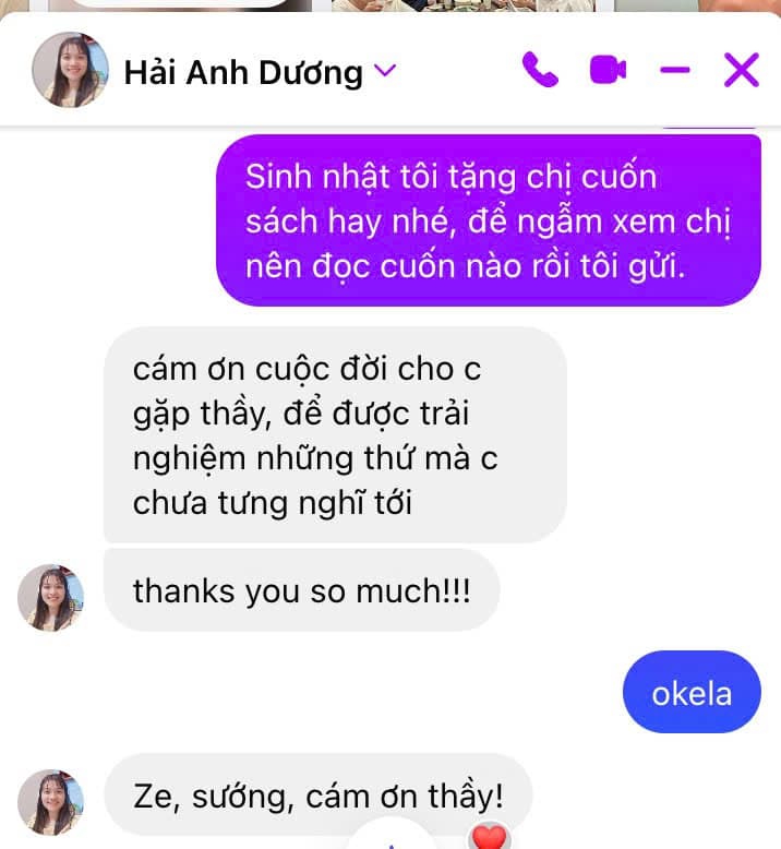 Tin nhắn với Dương
